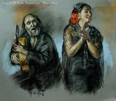 Marvin Steel, Painter, Flamenco themes